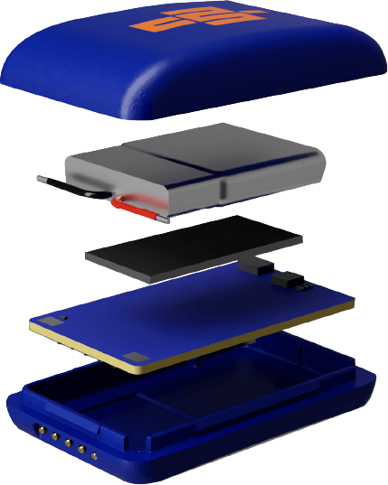 Vicon Blue Trident IMU 传感器爆炸图