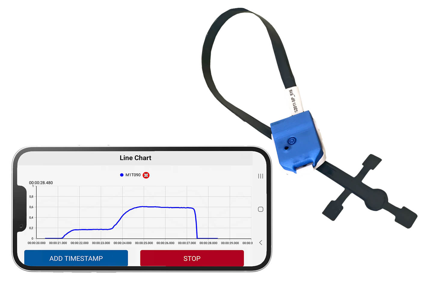 texsens 传感器设备与手机 App